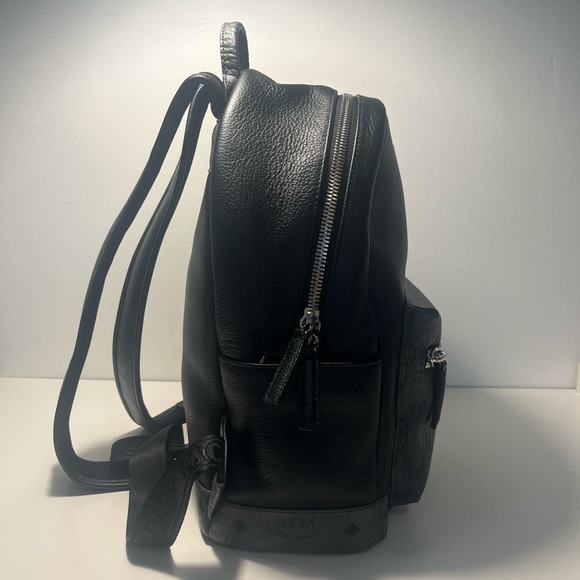 MCM Stark Visetos Top Handle Backpack Bookbag - Picture 8 of 15